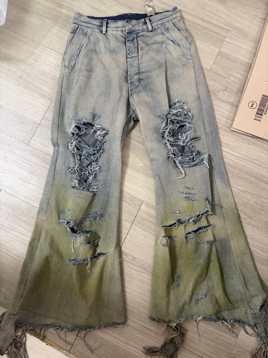 Rick owens 릭오웬스 fw23 청바지 상품이미지1