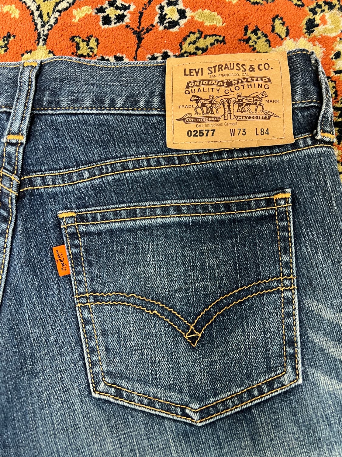 [29] 리바이스 오렌지탭 577 부츠컷 플레어 데님 팬츠 상품이미지4