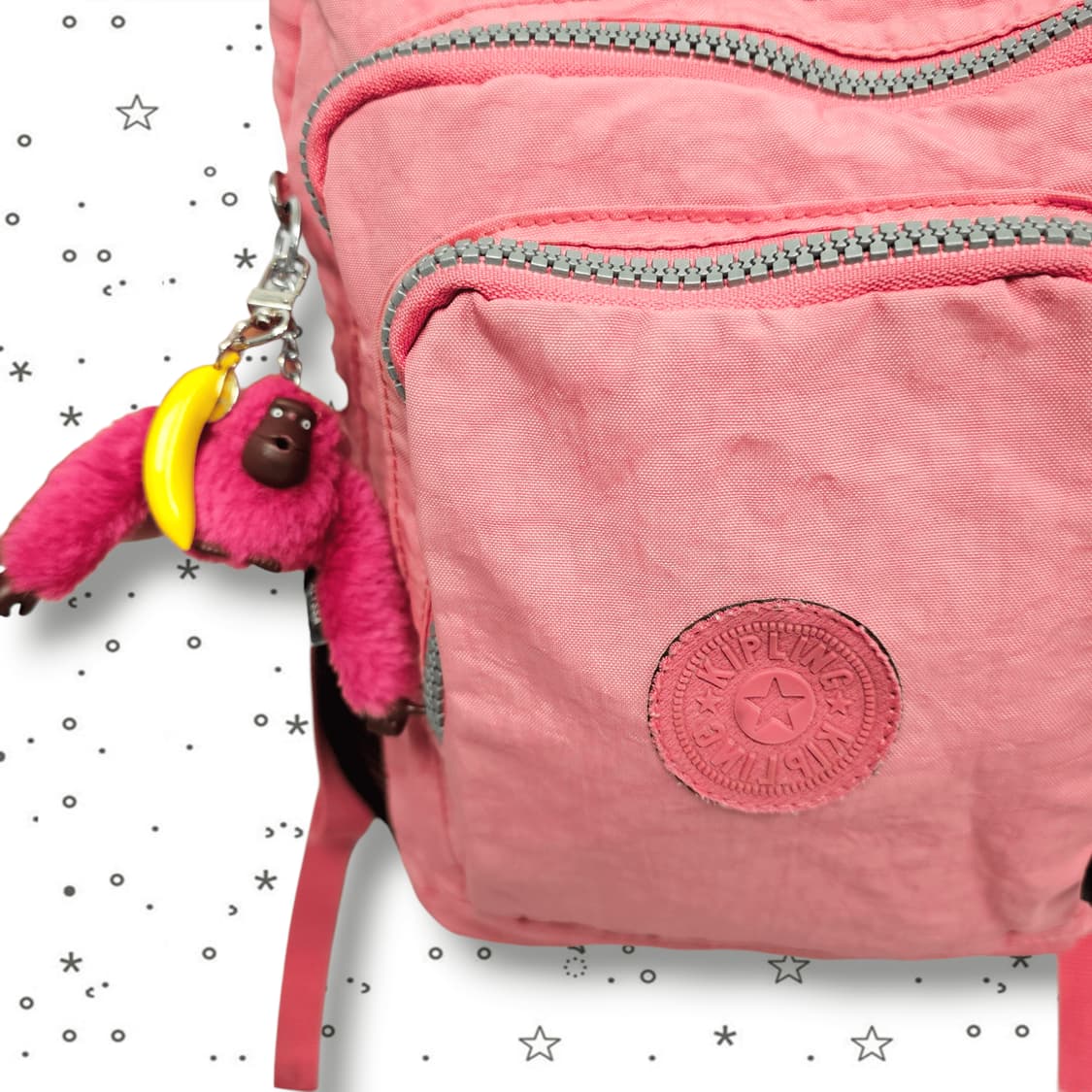 Kipling 키플링 핑크 백팩 상품이미지2