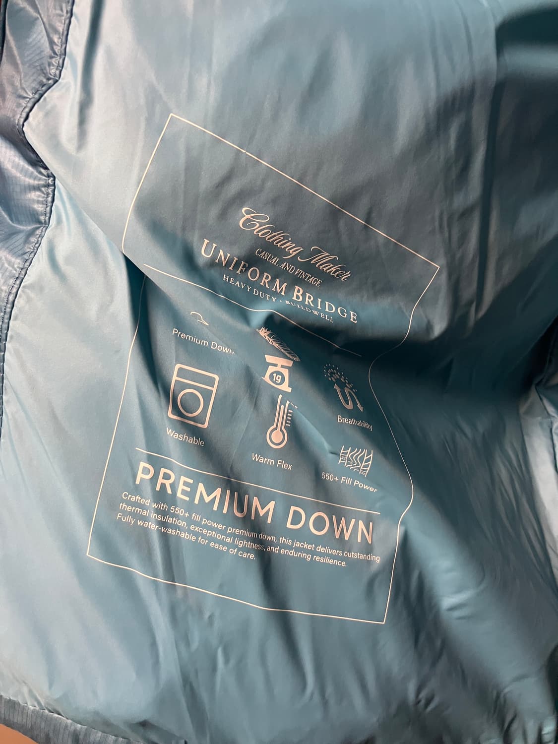 유니폼 브릿지 패딩 상품이미지4