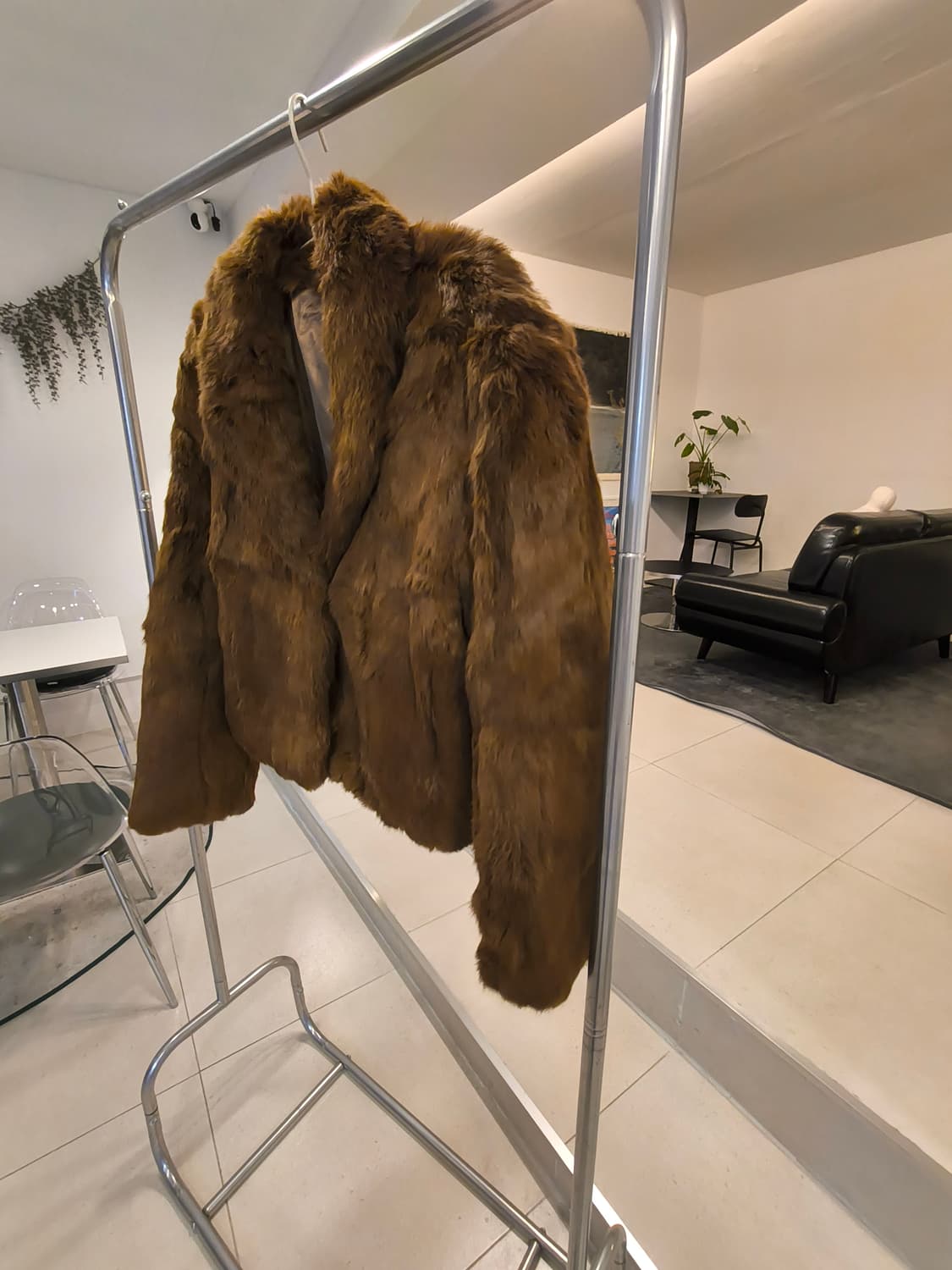 래빗 브라운 코트 상품이미지2