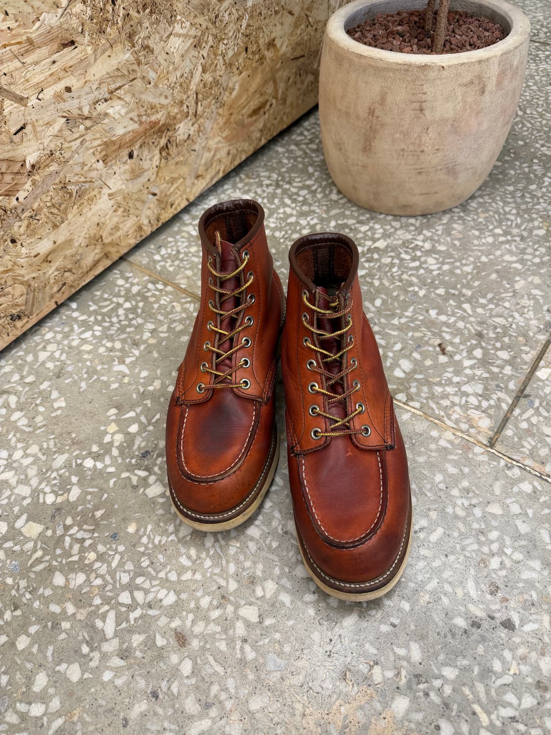 90‘s 레드윙 아이리쉬세터 8875 오로러셋 포티지 8.5E 상품이미지4