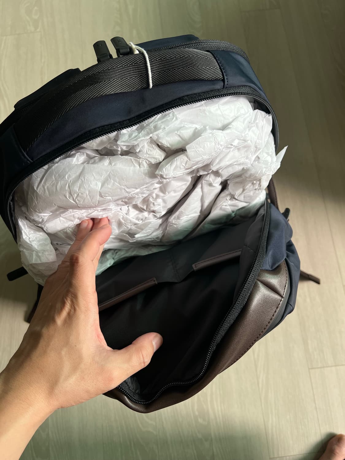 헤지스 코듀라 나일론 백팩 25fw 새상품 상품이미지7