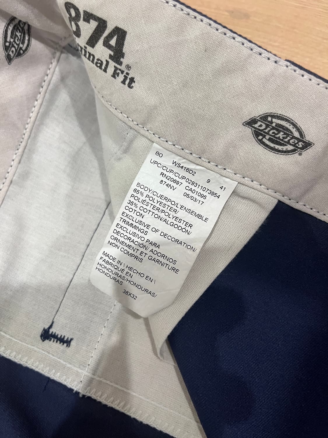 Dickies 디키즈 874 네이비 팬츠(35) 상품이미지5