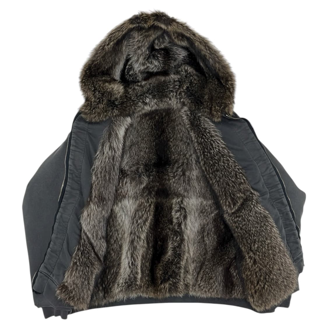 [XS] 하이더아커만 14FW 더블 레이어드 퍼 후디 상품이미지2