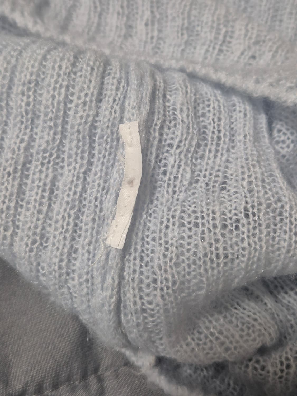 던스트 투웨이 셔링 니트탑 소프트블루 상품이미지7