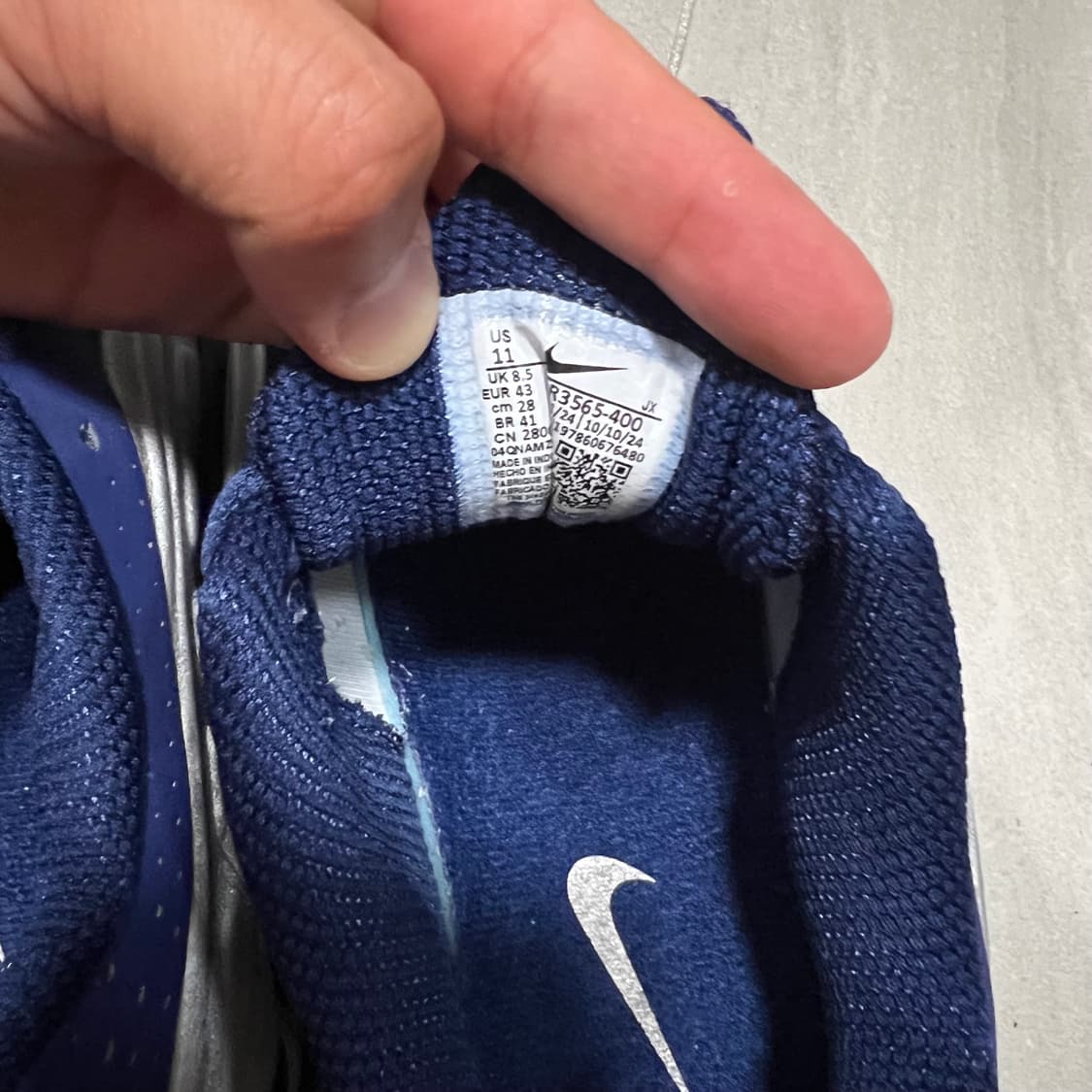 나이키 샥스 R4 블루 보이드 메탈릭 실버 상품이미지5