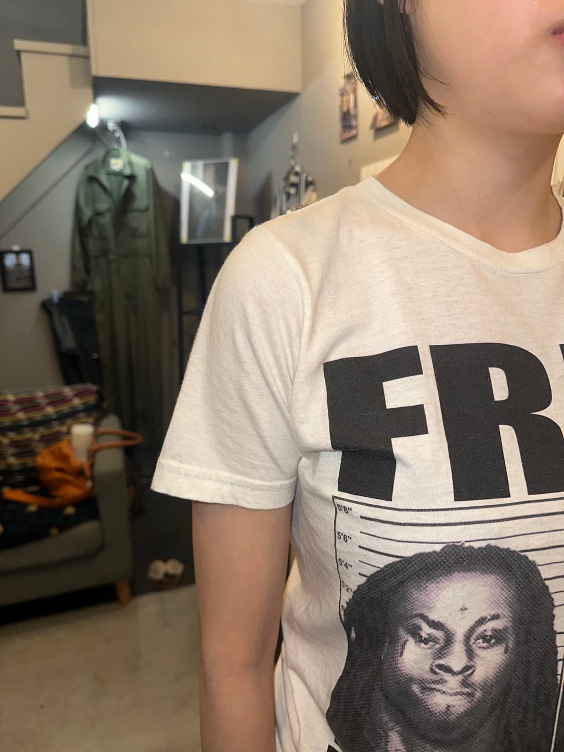 00‘s Lil Wayne Free Weezy mug shot T 상품이미지4