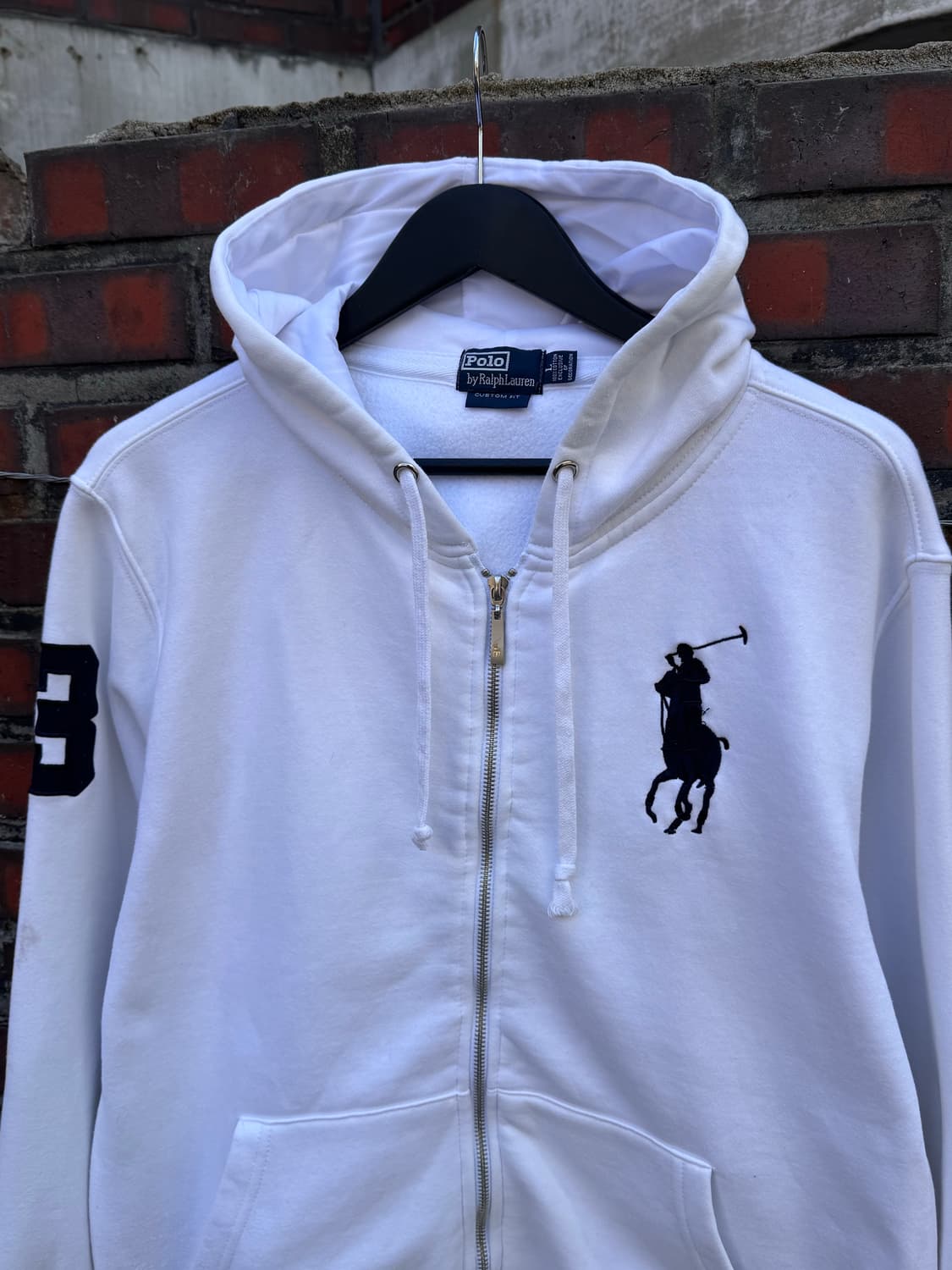 폴로랄프로렌 빅포니 화이트 후드집업 (1) 상품이미지2