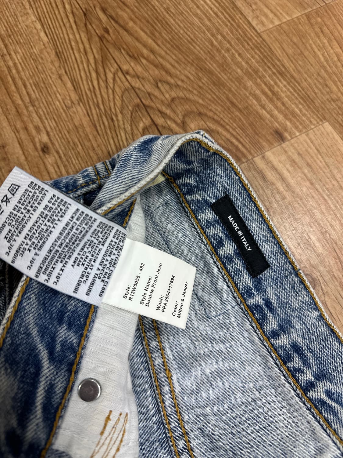 (24)R13 알써틴 레이어드 크롭진 상품이미지6