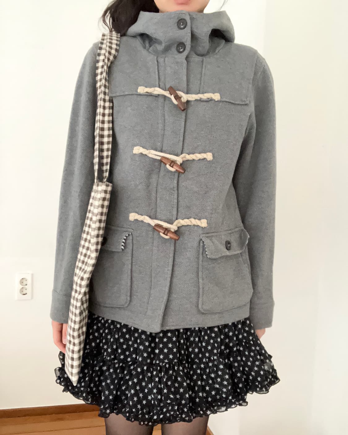 별 로고 미니 스커트 상품이미지4