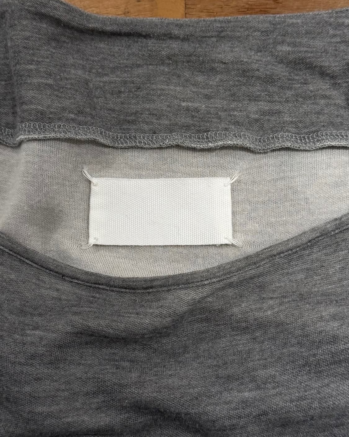 메종 마르지엘라 그레이 보트넥 롱슬리브 티셔츠 상품이미지7