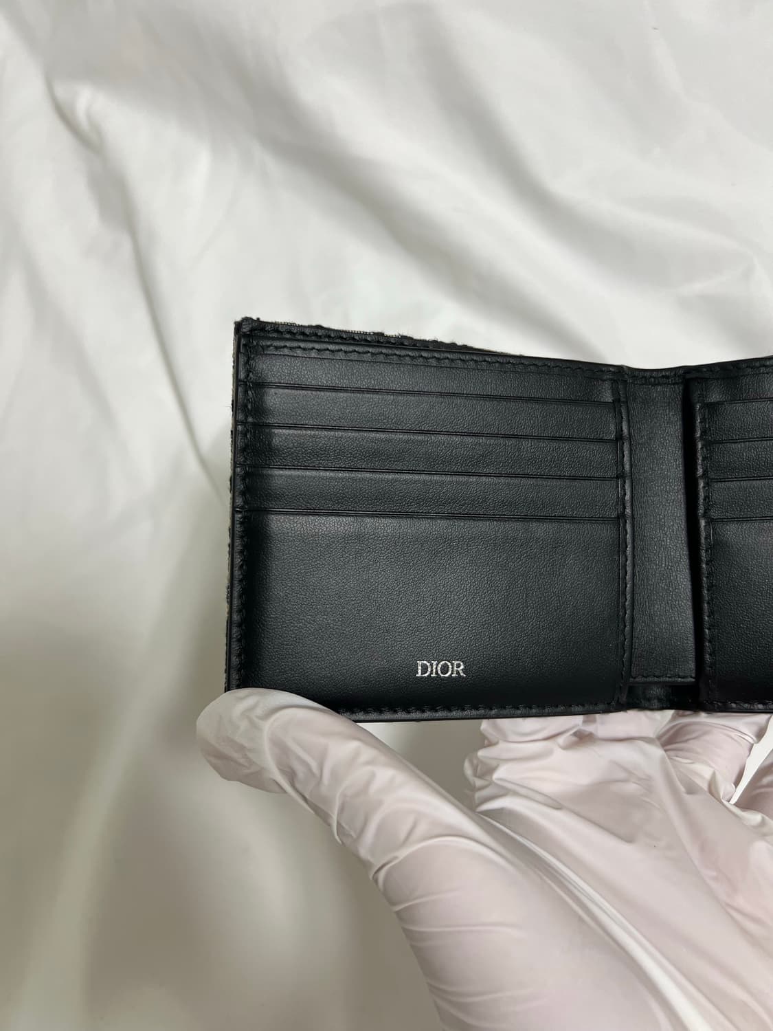 [정품] 신형 새상품급 / 디올 오블리크 반지갑 베이지 상품이미지5