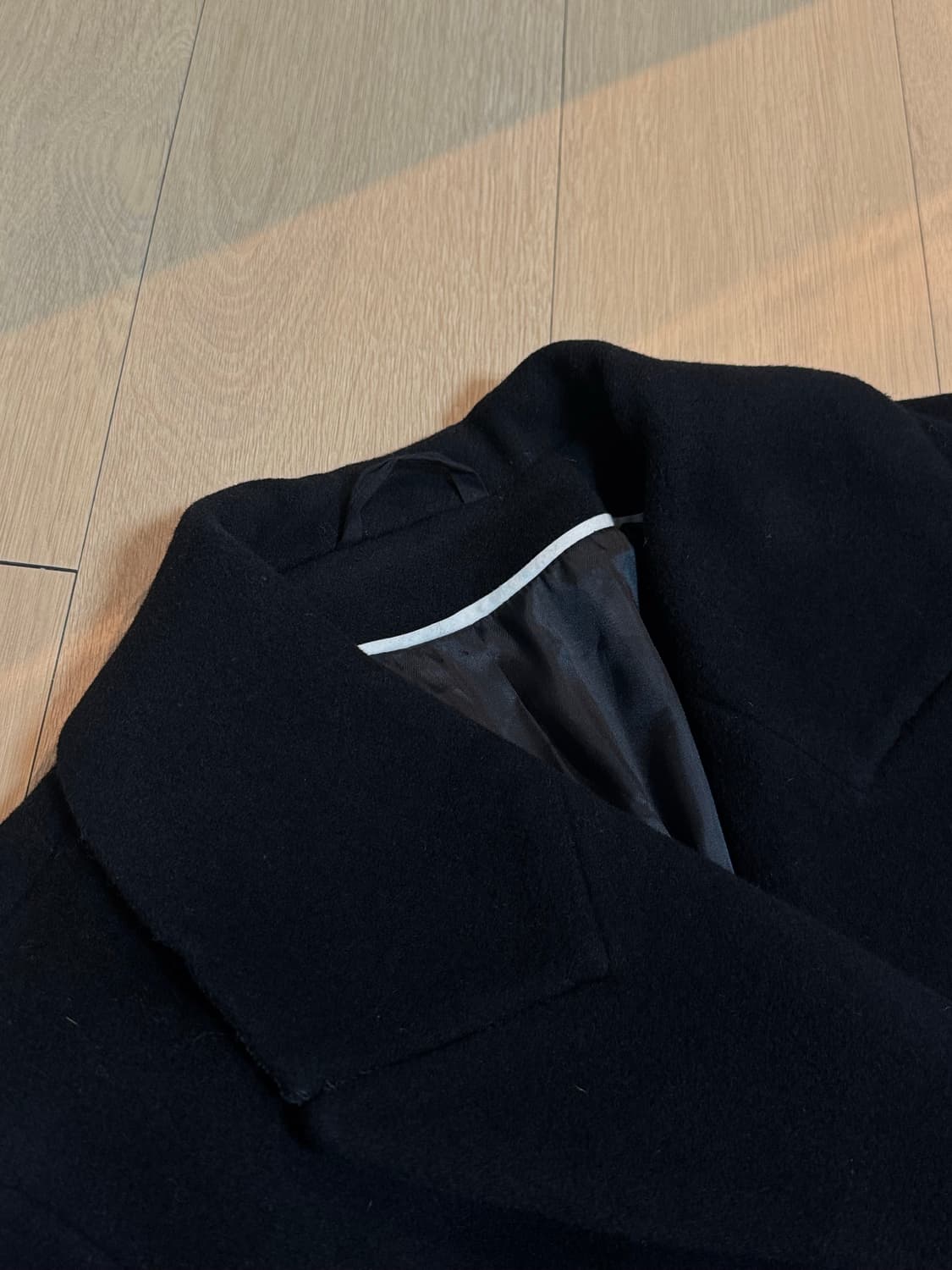 [38] 코스 cos 더블 브레스트 코트 블랙 상품이미지3