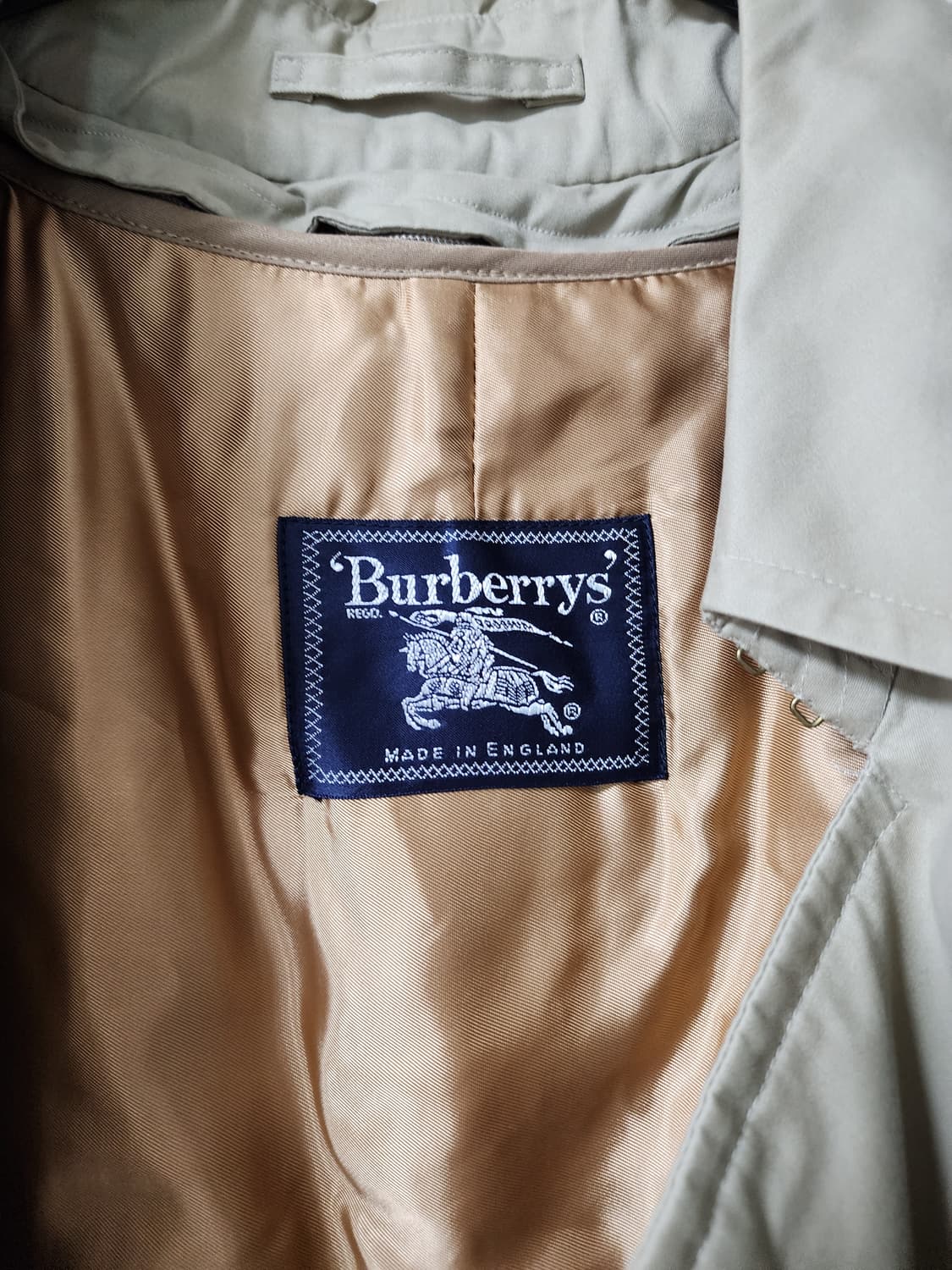 (정품) 버버리 베이지 더블롱 트렌치코트 내피포함 46 상품이미지10