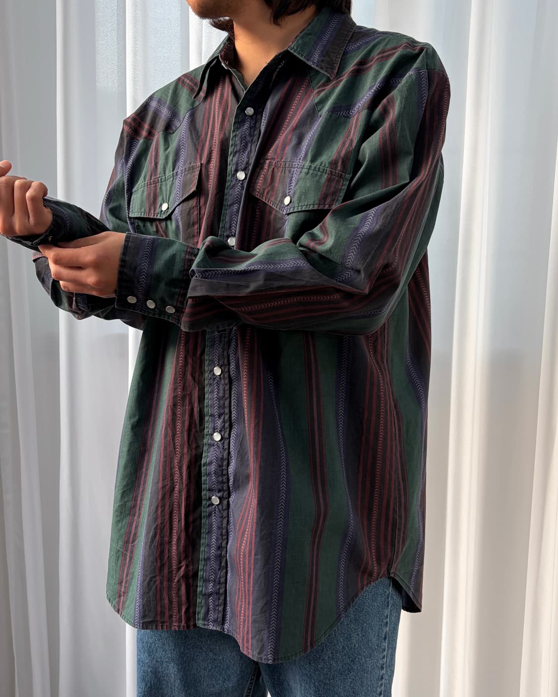 [2XL]Salmon River USA 카우보이 웨스턴 셔츠 상품이미지1