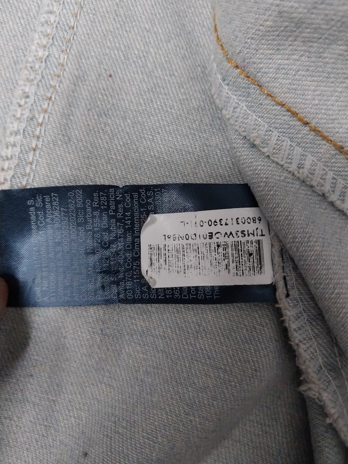 타미힐피거 연청데님자켓  상품이미지2