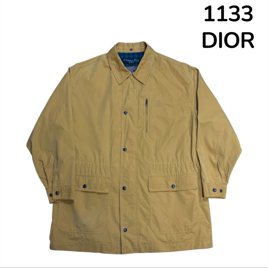 디올 아카이브 블루종 옐로우 자켓 L 상품이미지2