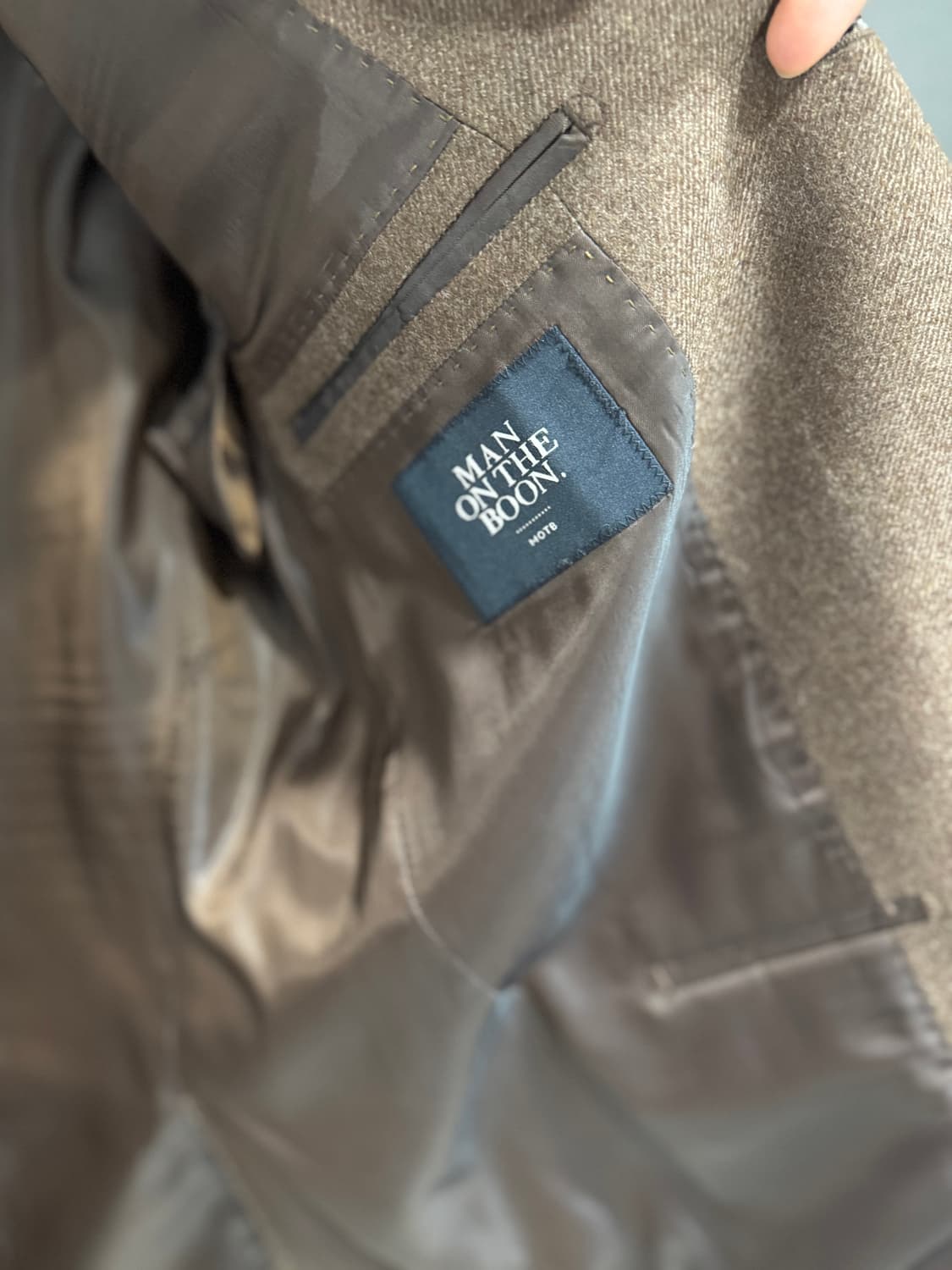 맨온더분 노치트 라펠 울 캐시미어 싱글 자켓 50 상품이미지3