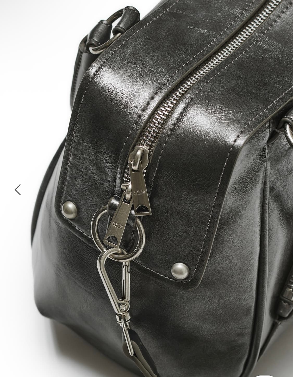 선번프로젝트 비건 모스백 메탈 FAUX LEATHER M.O.S BAG 상품이미지3