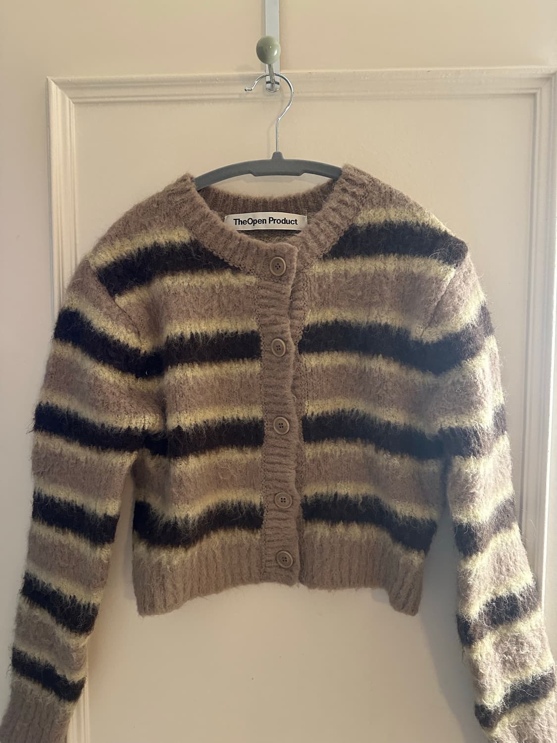 the open product, open yy 스트라이프 니트 상품이미지1