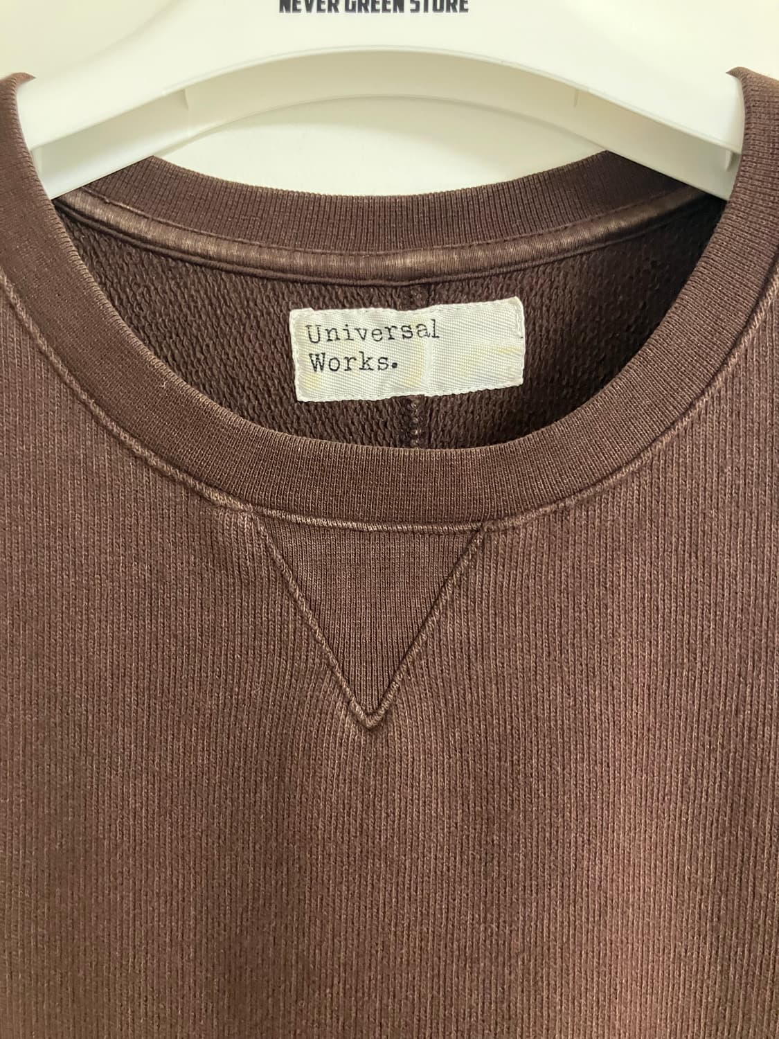 [Universal Works] 드라이핸들 루프백 클래식 크루 스웨트셔츠 상품이미지3