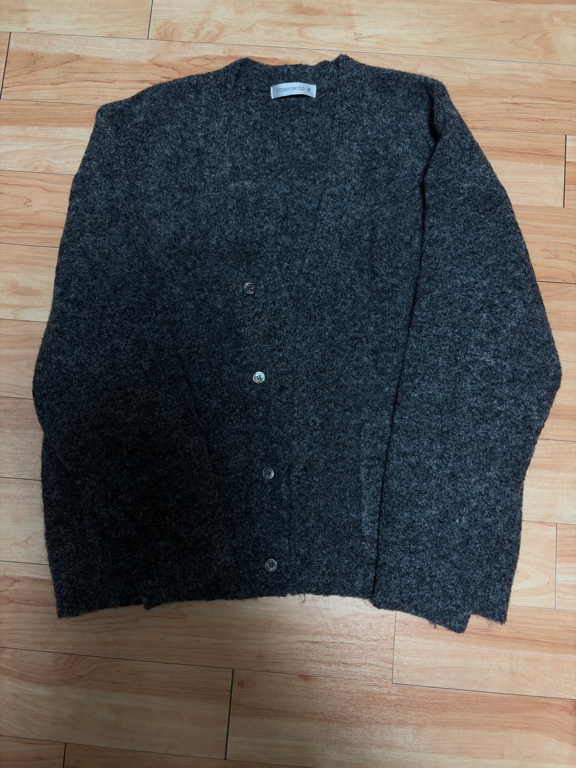 인템포무드 부클 가디건 M 상품이미지1