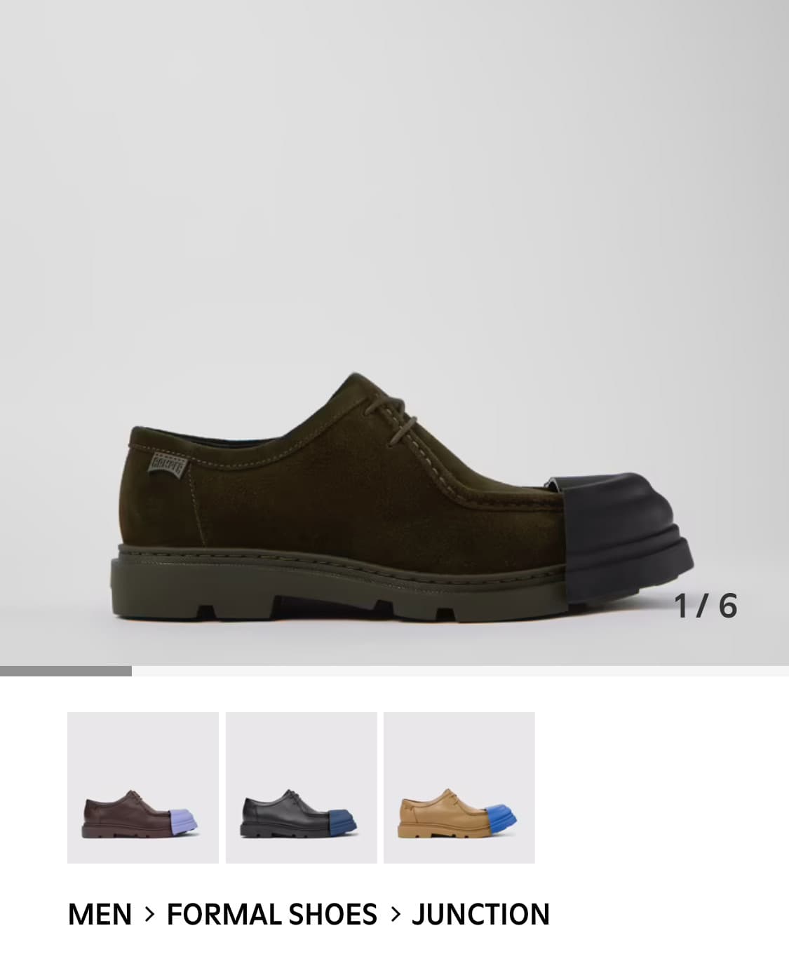 [캠퍼 / 정션] 스웨이드 왈라비 로퍼 / 42 상품이미지2