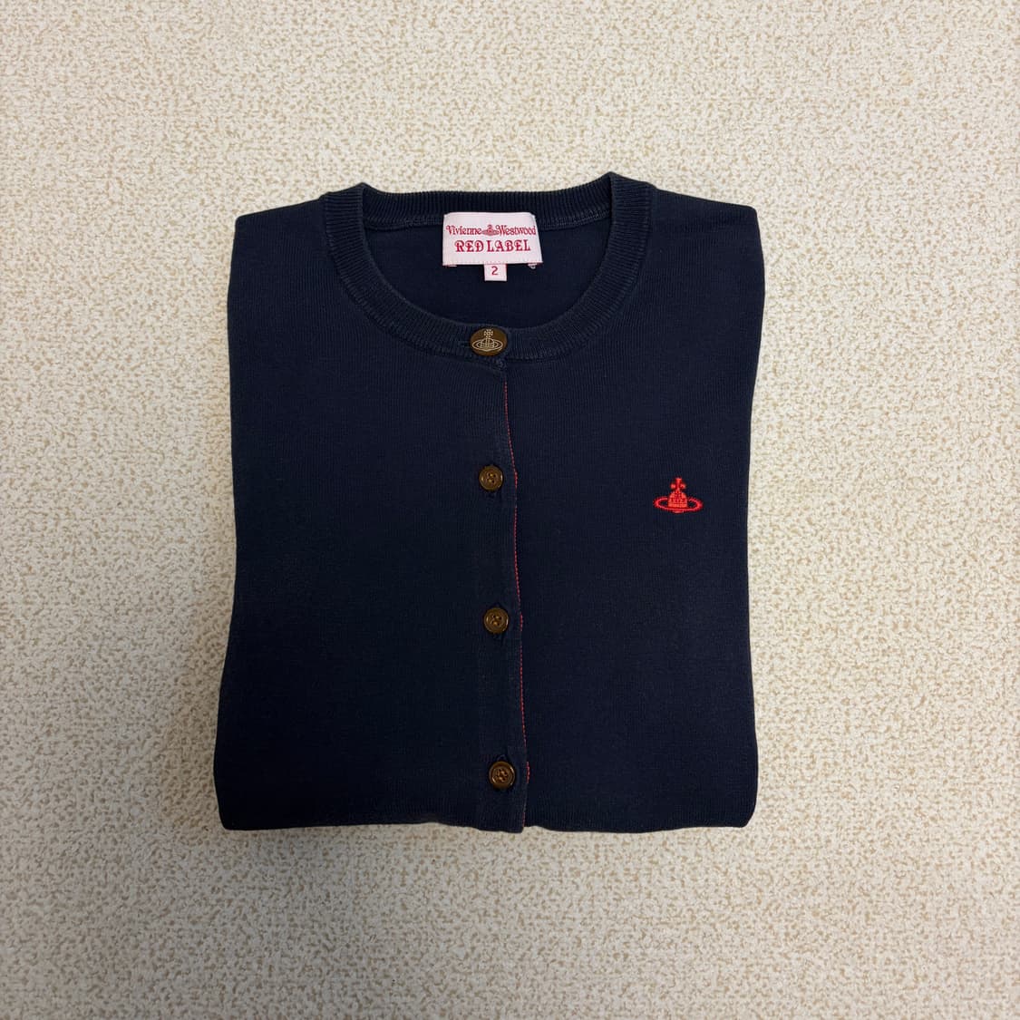 비비안웨스트우드 레드라벨 네이비 가디건 상품이미지2