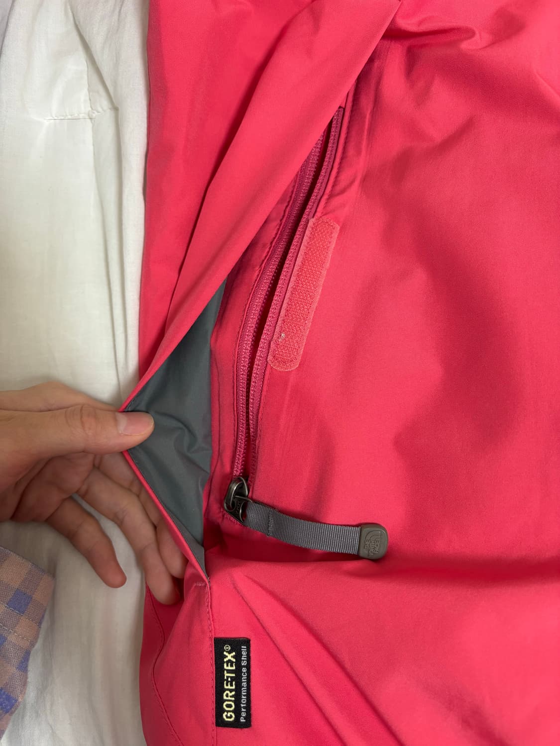 노스페이스 고어텍스 바람막이 (핑크/회색) 상품이미지9