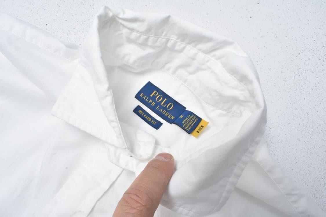 폴로 랄프로렌 큐알 화이트 셔츠 M M0003 상품이미지6