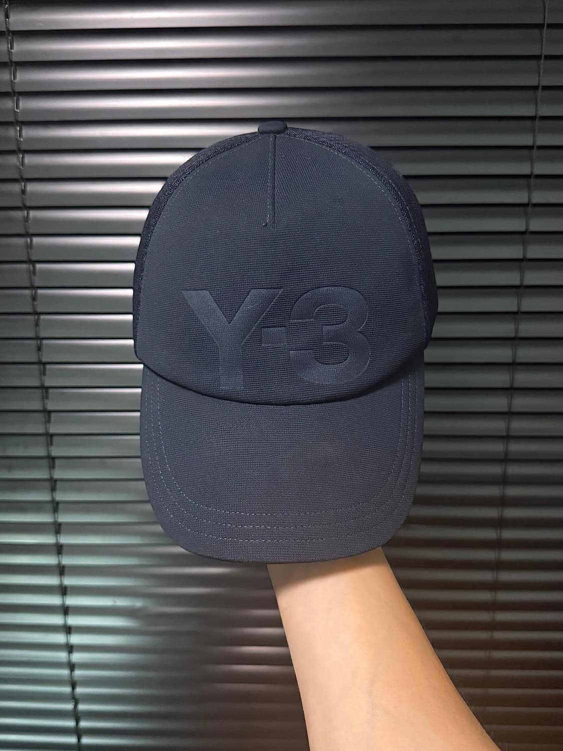 Y-3 y3 요지야마모토 네이비 남색 볼캡 야구 모자 메쉬 클래식 로고 상품이미지1