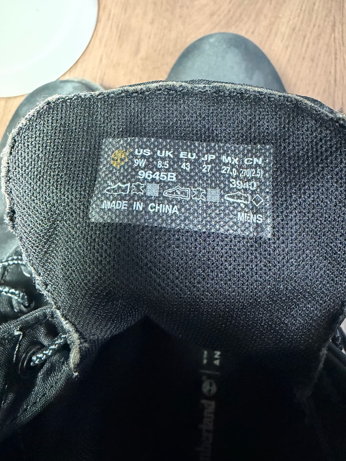 팀버랜드 프리미엄 6인치 자카드 블랙 카모 부츠 270 상품이미지6