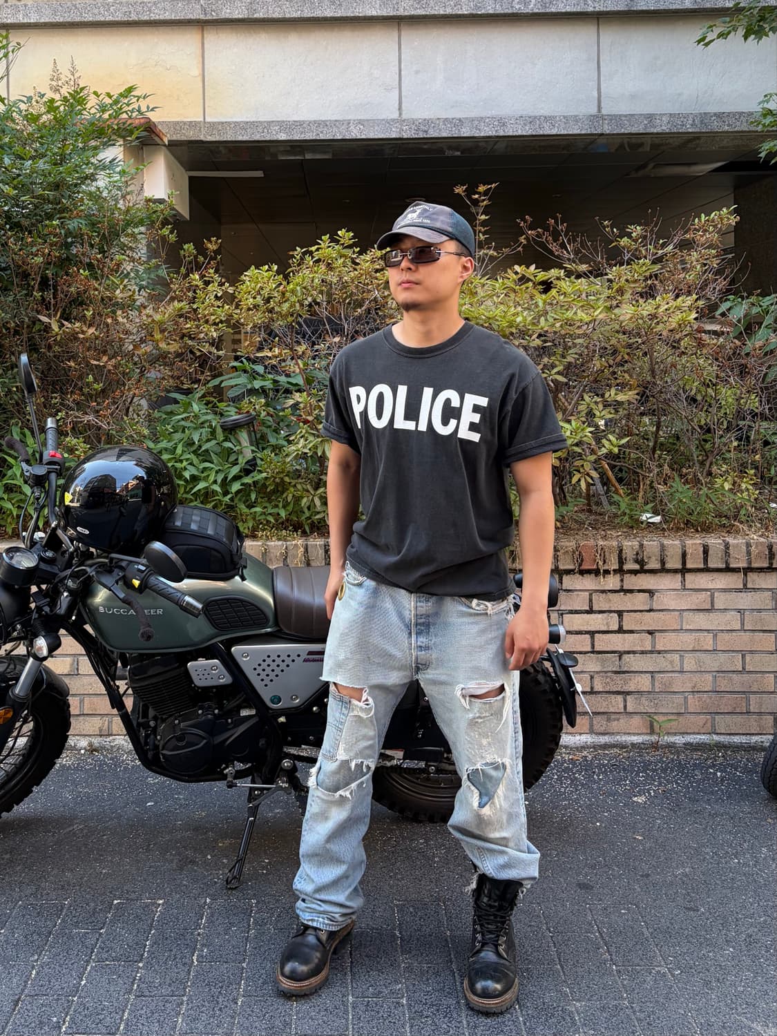 90-00‘s Police Rebellion American T-sh 상품이미지1