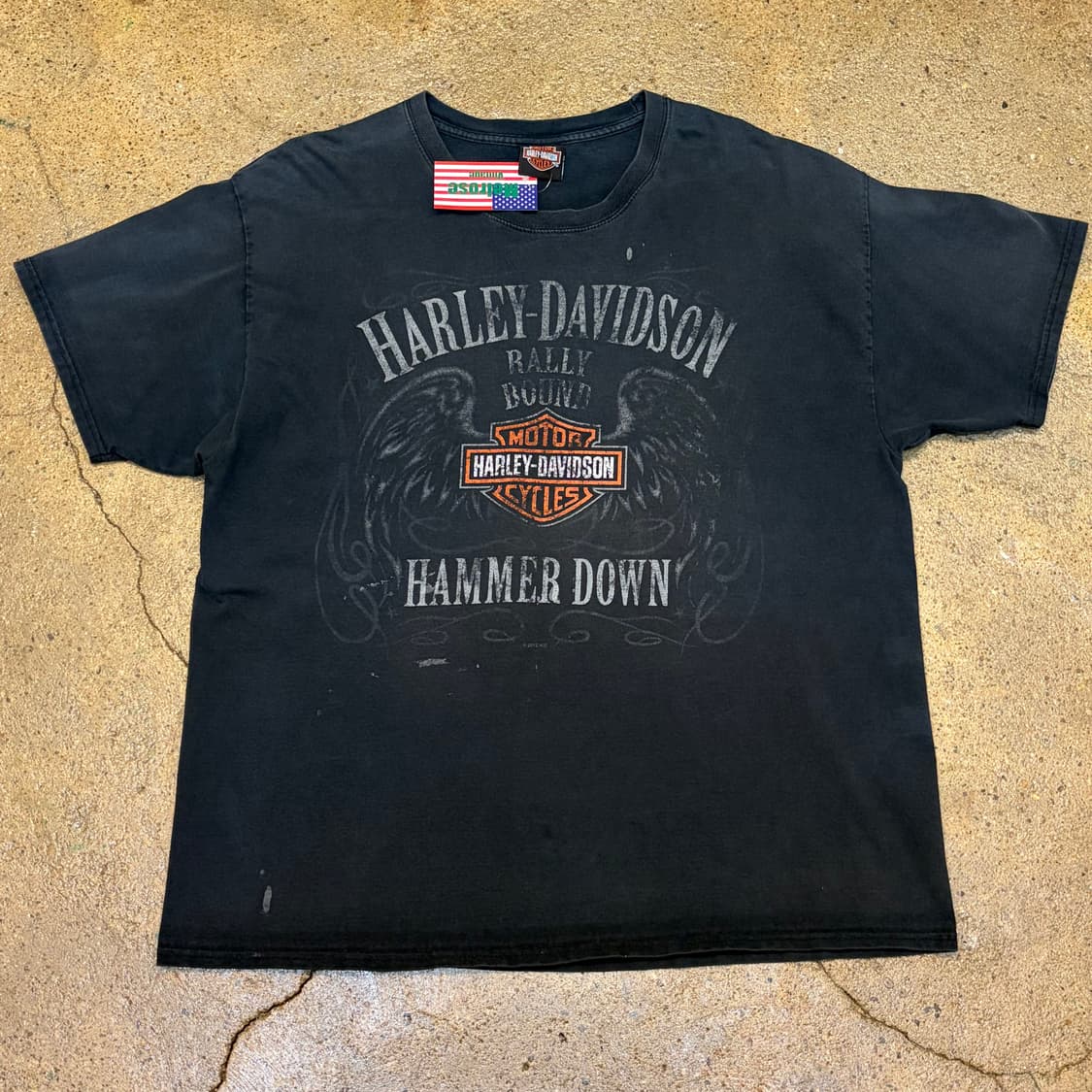 미국 빈티지 할리데이비슨 빅사이즈 반팔티 상품이미지1