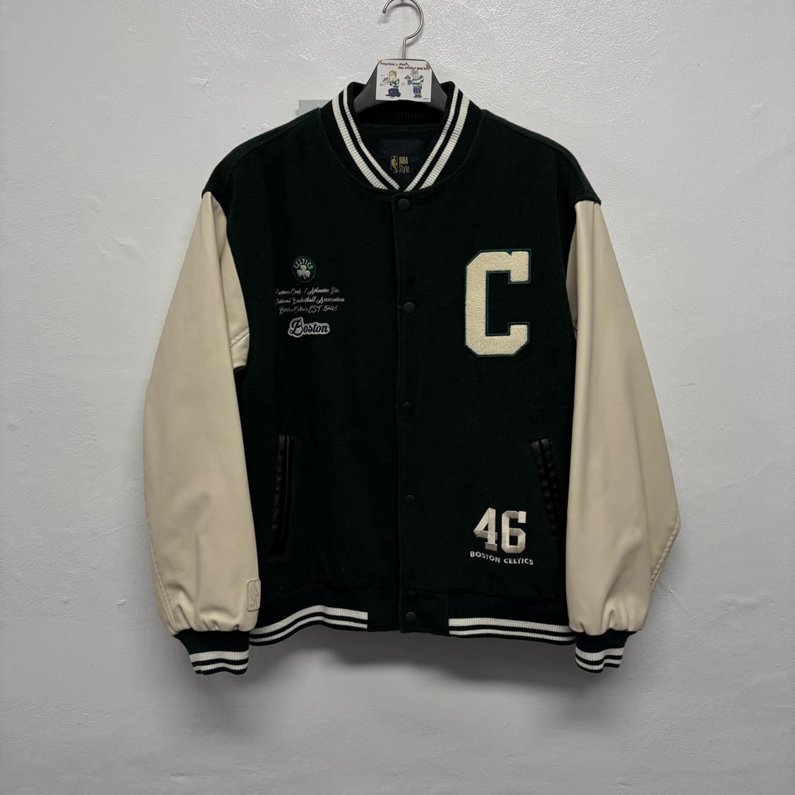 NBA 셀틱 울 레더 바시티 상품이미지2