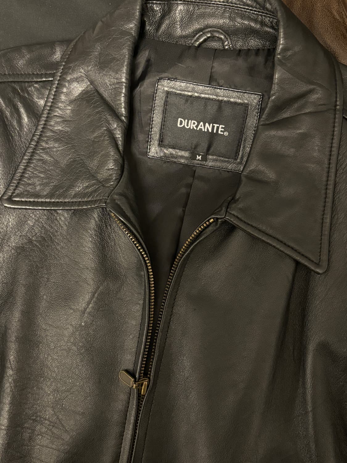 오버핏 가죽자켓 상품이미지3