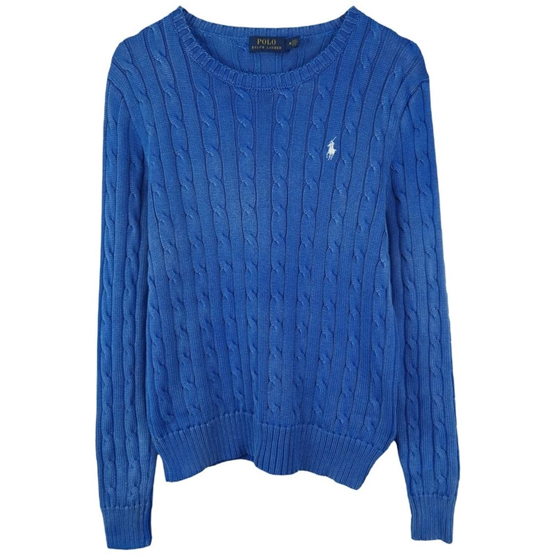 [폴로 랄프로렌] 포니 로고 자수 빈티지 워시드 꽈배기 니트 M18679 상품이미지2