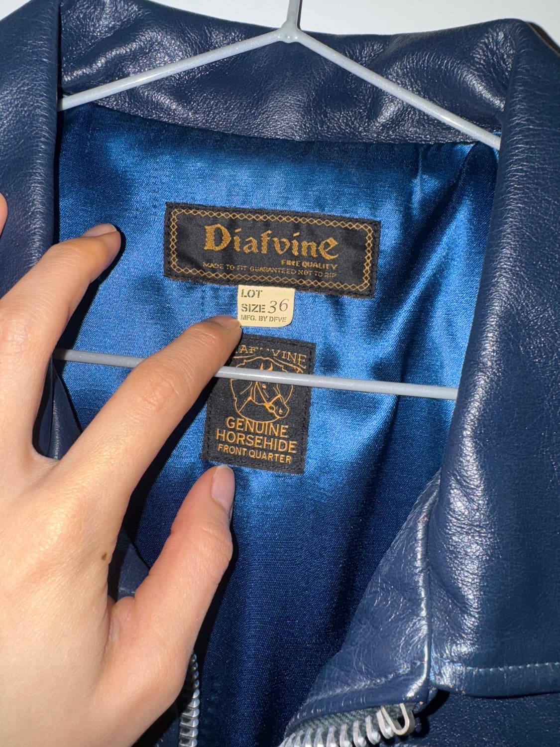 디아프바인 홀스하이드 말가죽 자켓 상품이미지2