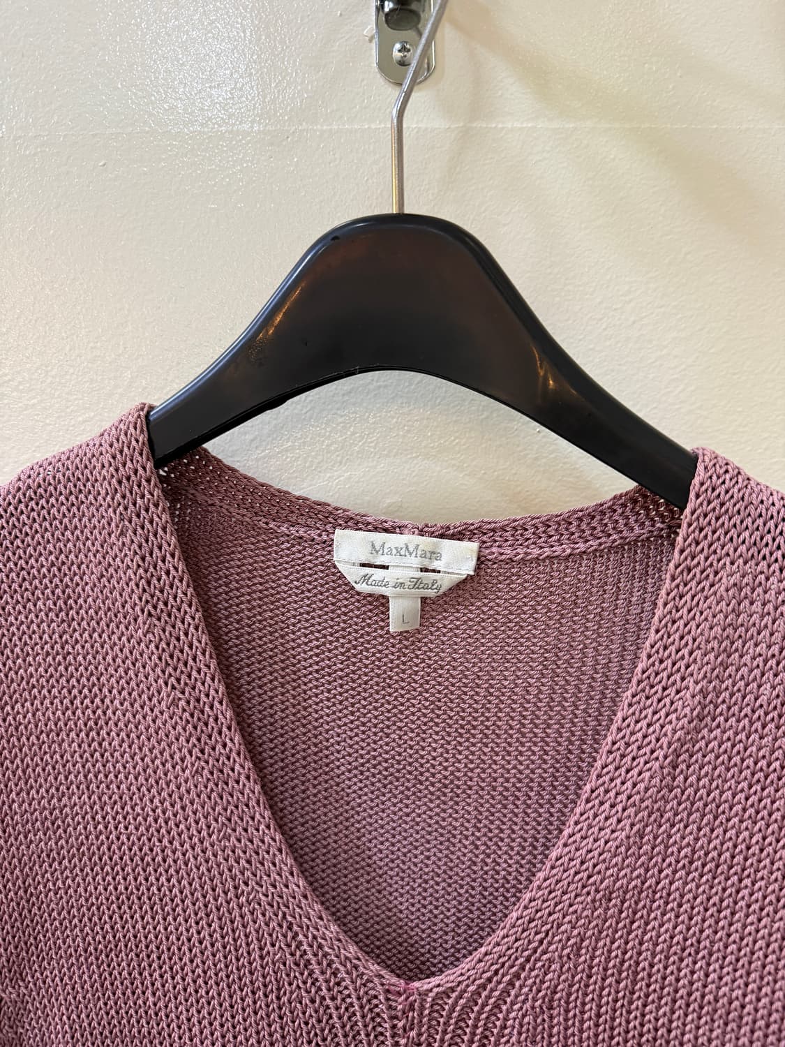 MaxMara 연보라 니트 조끼 상품이미지2