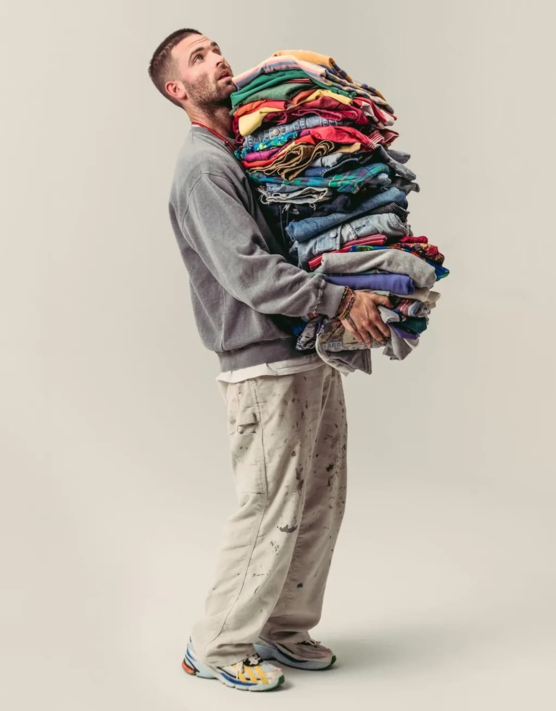 90s 올드 빈티지 갭 플란넬 체크 셔츠 M (103-105) 상품이미지8