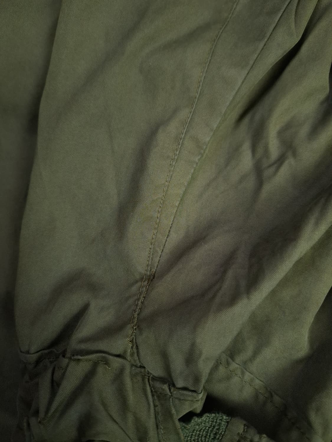 오리지날 미군 M-65 피쉬테일 개파카 염색작업 상품이미지6