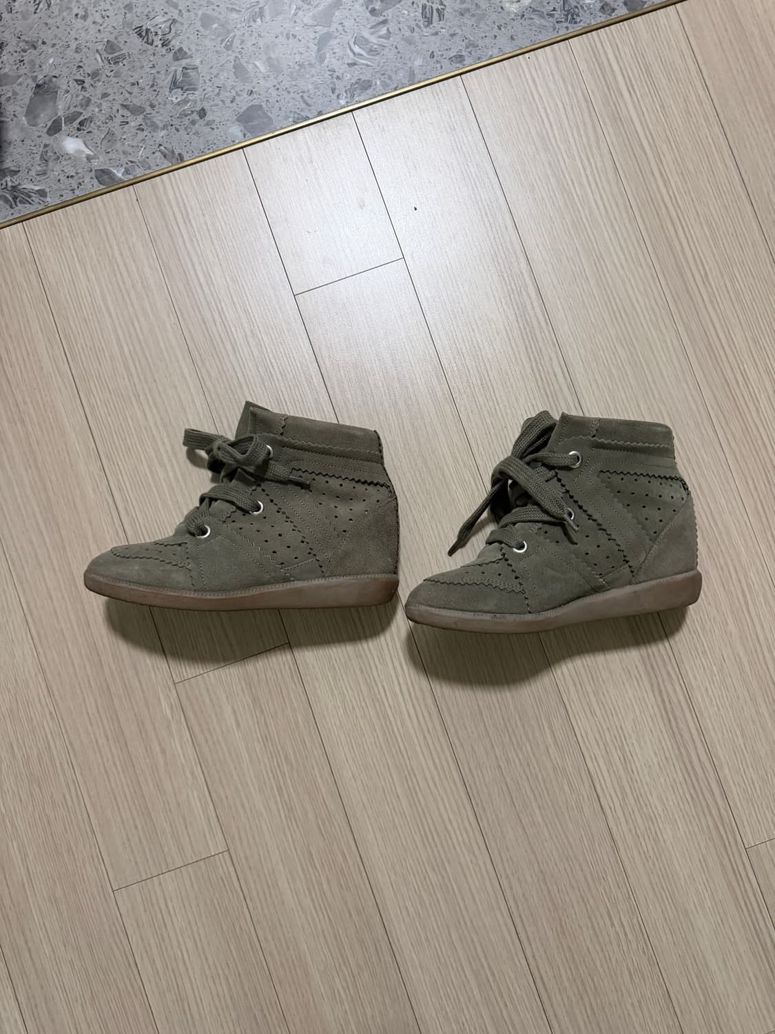 35) lsabel marant bobby 이자벨마랑 바비 웨지 스니커즈 상품이미지3