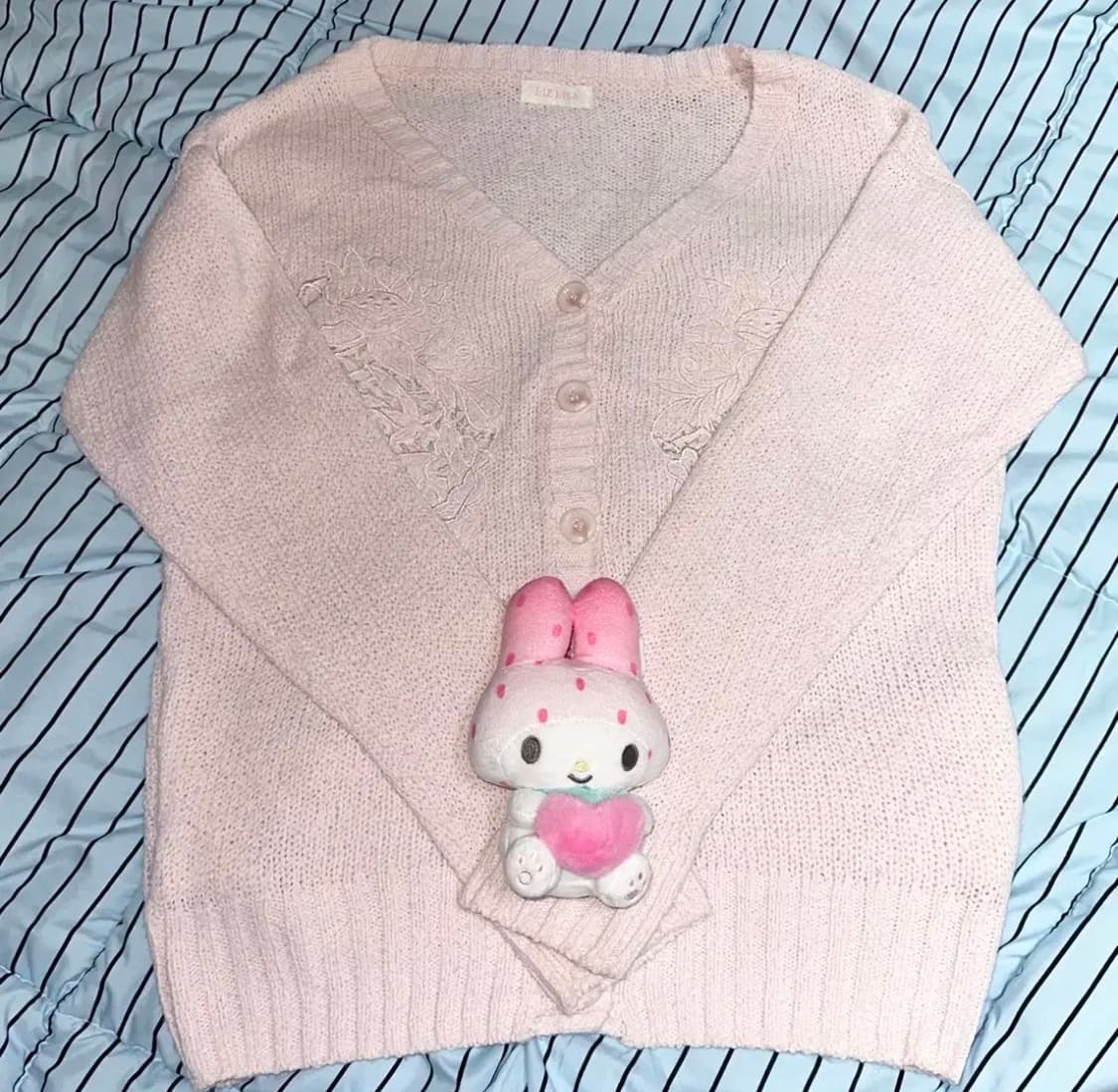 리즈리사 딸기우유 빈티지 가디건 상품이미지1