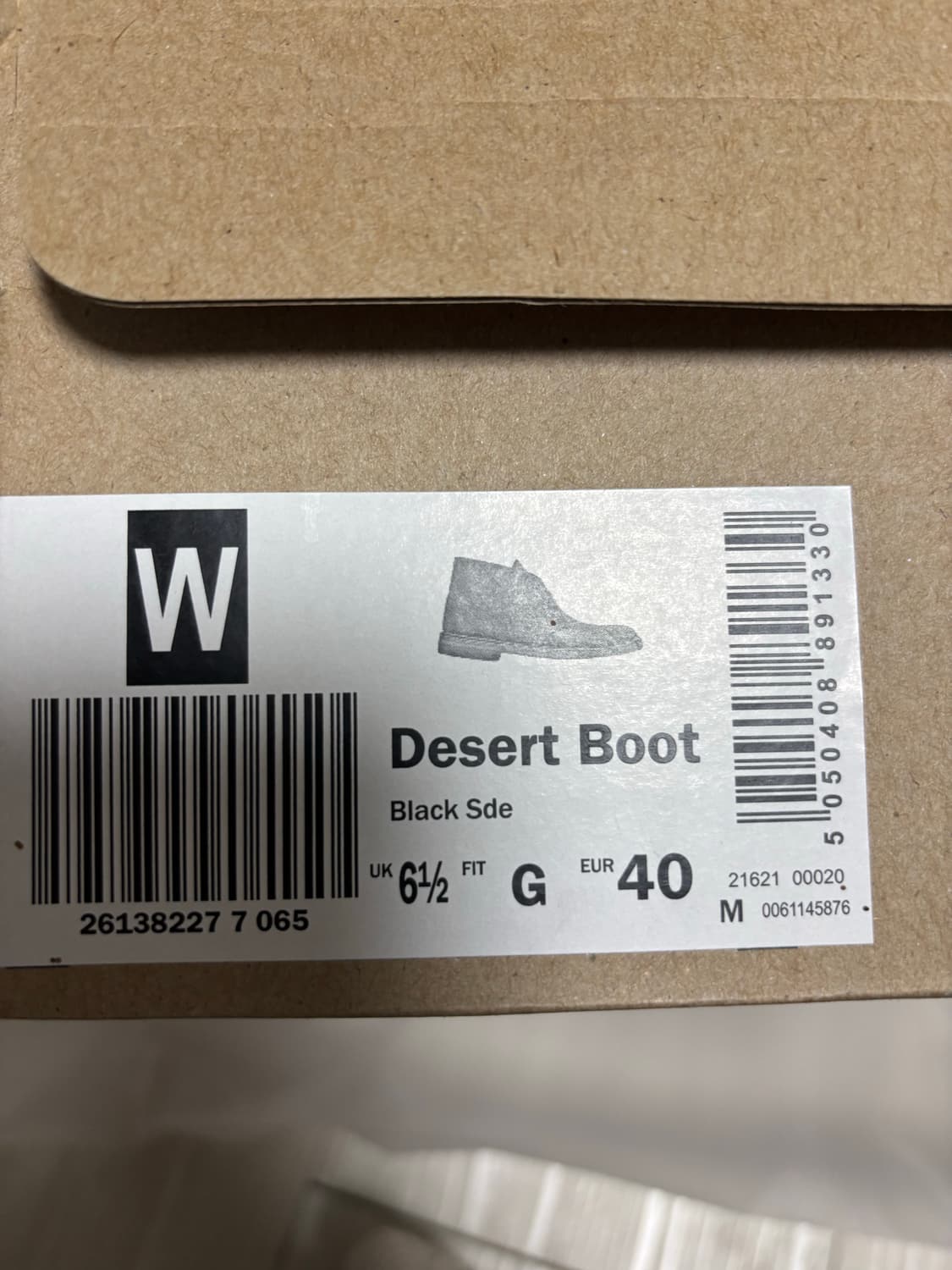 클락스 데저트 부츠 블랙 스웨이드 250 상품이미지5