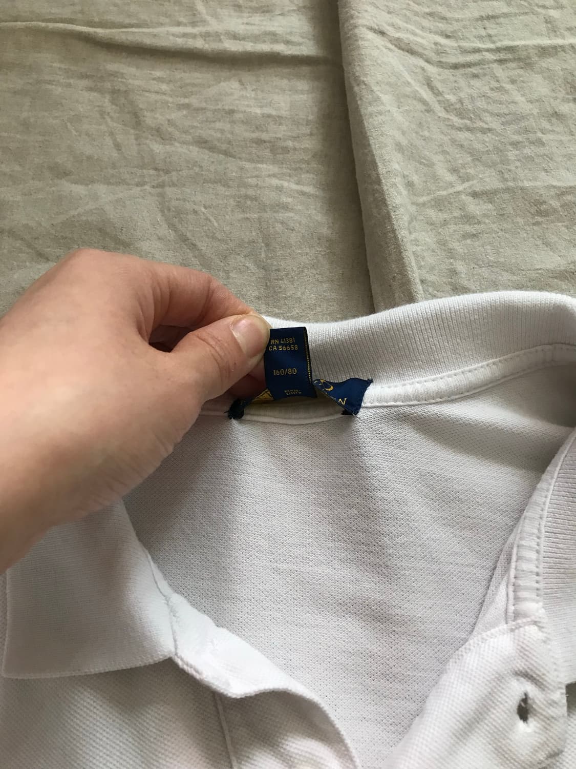 폴로 랄프로렌 빅포니 로고 화이트 카라티 상품이미지7