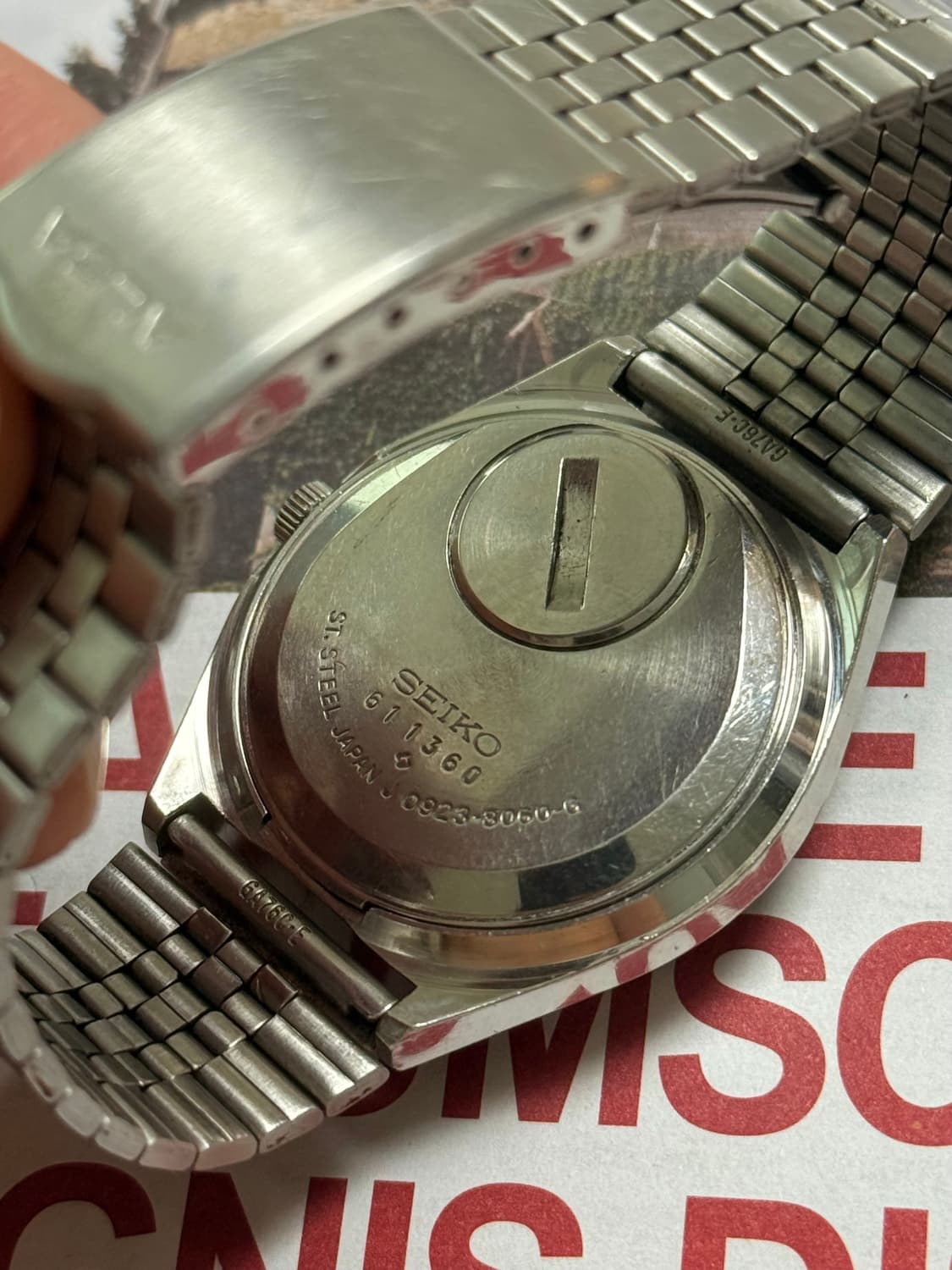 Seiko 세이코 QZ Quartz Day-Date Snow flake  상품이미지7
