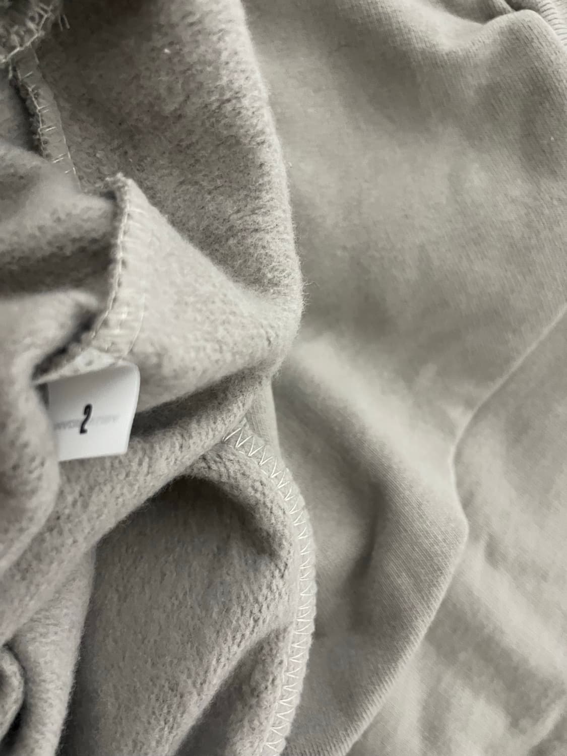 Yeezy YZY 이지 크레센트 후드 그레이 2사이즈 새상품 상품이미지3