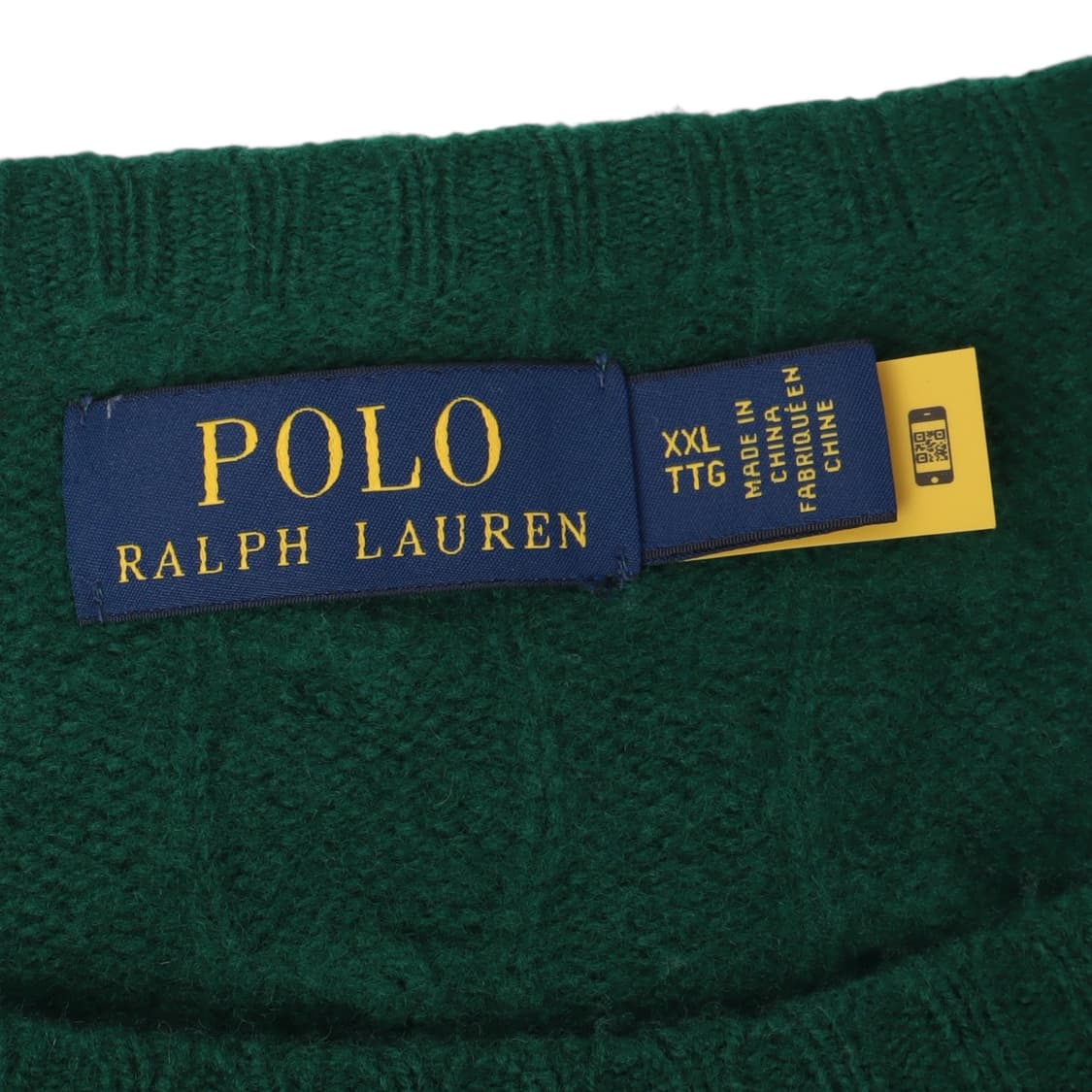 폴로 랄프로렌 QR 그린 울 캐시미어 니트 상품이미지8