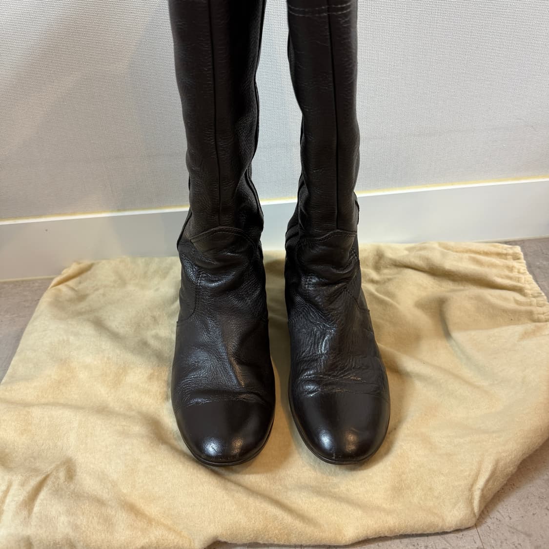 베네통 가죽 부츠 상품이미지3